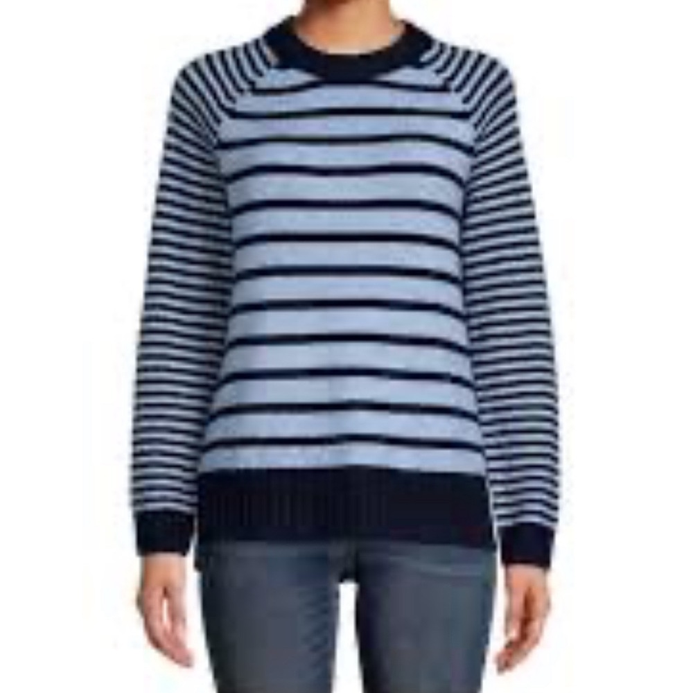 Sweater time and true stripes sweater